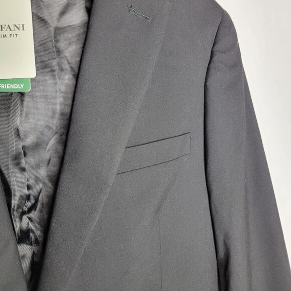 Alfani Men's Slim-Fit Stretch Solid Suit Jacket Blazer Black NWT 38L - Picture 10 of 16